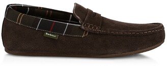 Porterfield Plaid & Suede Loafers