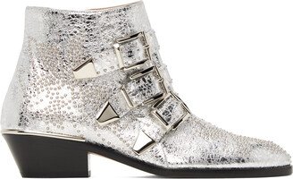 Silver Susanna Ankle Boots