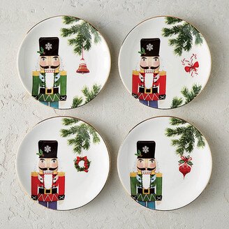 Set of 4 Nutcracker Side Plates