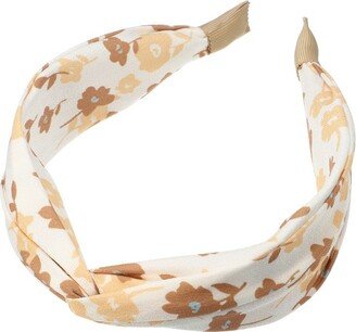 Unique Bargains Women's Wide Floral Knot No Slip Fashion Headbands 1.93