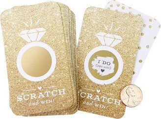 Inklings Paperie 24ct Faux Glitter Scratch-off Game Cards