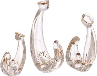 Handmade Gleaming Celebration Glass Figurines