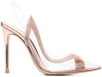 Hortensia 105mm slingback pumps