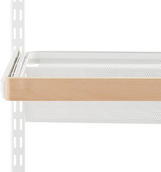 Elfa Decor Gliding Shelf Fascia Birch