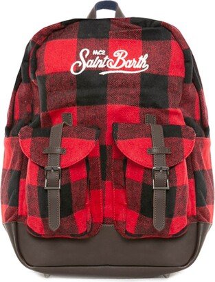 Tartan Print Backpack