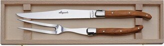 Laguiole Olive Wood 2Pc Carving Set