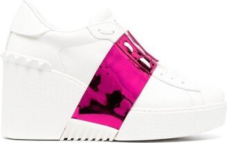 Open Disco wedge sneakers