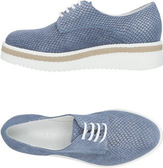 Lace-up Shoes Blue