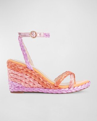 Ines Wedge Raffia Espadrilles