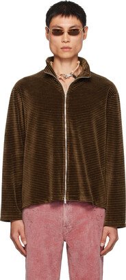 Brown Shrunken Sweater