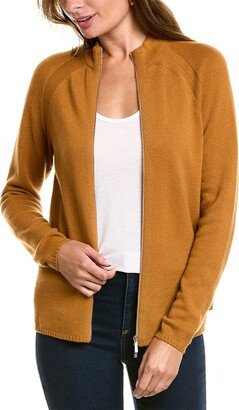 Raglan Sleeve Cashmere Cardigan-AB