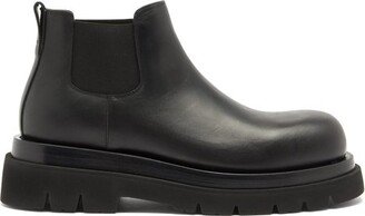 Tread-sole Leather Chelsea Boots-AA