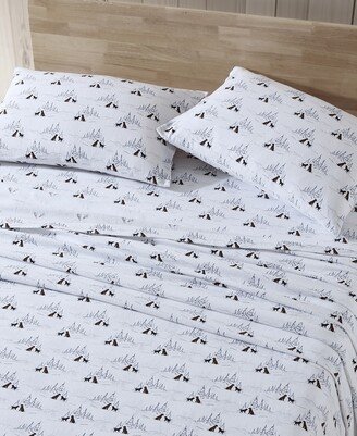 Dog Friends Flannel 3 Pc. Sheet Set, Twin