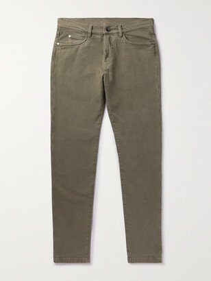 Slim-Fit Garment-Dyed Jeans