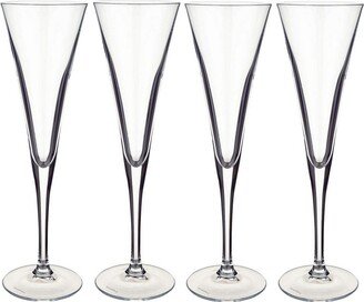 Purismo Special Flute Champagne Glass, Set of 4