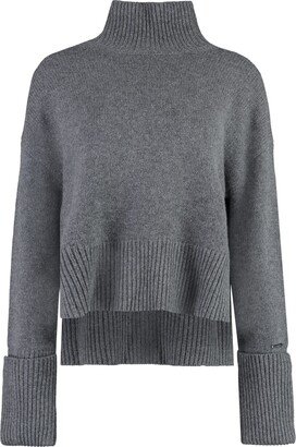 Wool And Cachemire Turtleneck Pullover