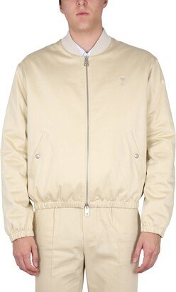 Paris de Coeur Zipped Bomber Jacket