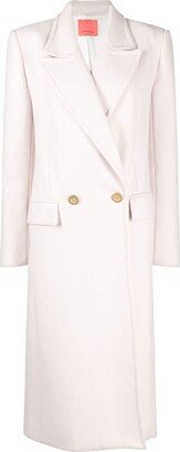 Double-Breasted Wool Coat-CJ