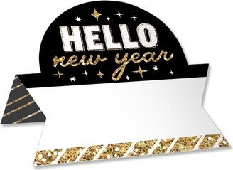 Big Dot of Happiness Hello New Year - NYE Party Tent Buffet Card - Table Setting Name Place Cards - Set of 24