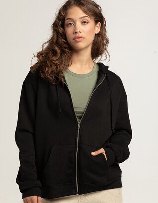 TILLYS Womens Oversized Zip-Up Hoodie