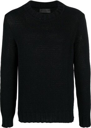 Chunky-Knit Long-Sleeve Jumper-AB