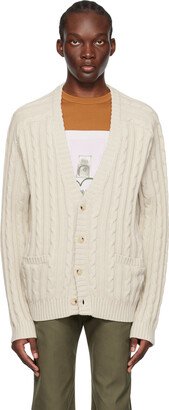 Off-White Buttoned Cardigan