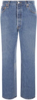 X Levis High Waist Distressed Flared Jeans