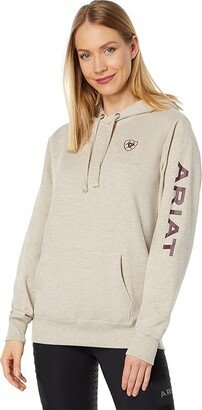 r) Logo Hoodie (Oatmeal Heather) Women's Clothing