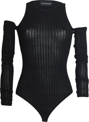 OW COLLECTION Lingerie Bodysuit Black-AB