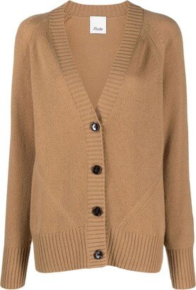 V-neck cashmere cardigan-AK