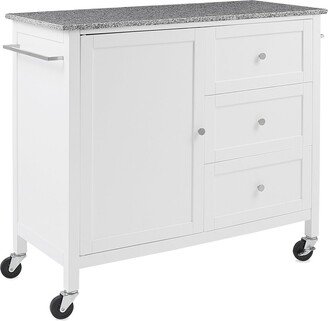 Soren Granite Top Kitchen Island/Cart-AB