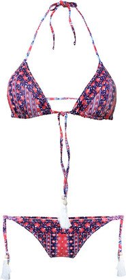 Gipsy Print Triangle Bikini