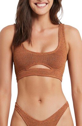 BOUND by Bond-Eye The Sasha Cutout Waffle Bikini Top