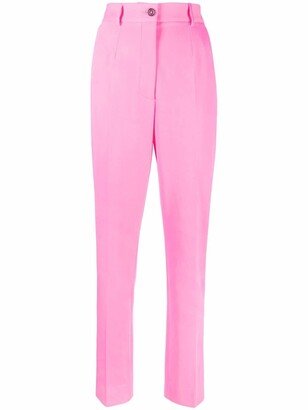 High-Waisted Tailored Trousers-BA