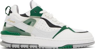 White & Green Astro Sneakers