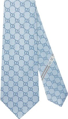 GG pattern silk tie