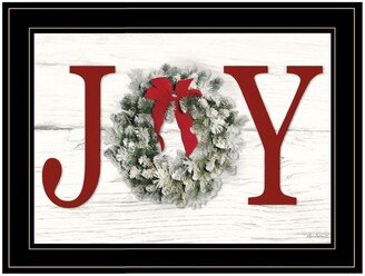 Christmas Joy by Lori Deiter, Ready to hang Framed Print, Black Frame, 21