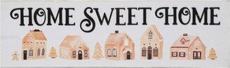 Wood 18 in. Multicolored Christmas Layered Gingerbread Wall Decor