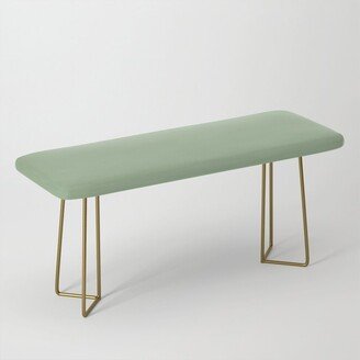 Solid Color SAGE GREEN Benches