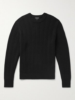 Durham Herringbone Cashmere Sweater