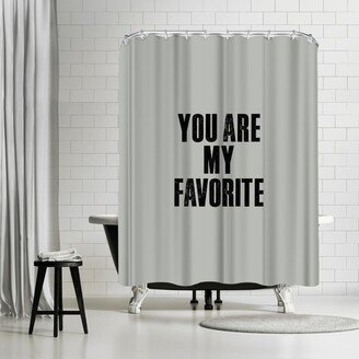 71 x 74 Shower Curtain, You Are My Favorite by Motivated Type