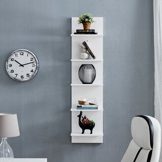 Wide Column Wall Shelf