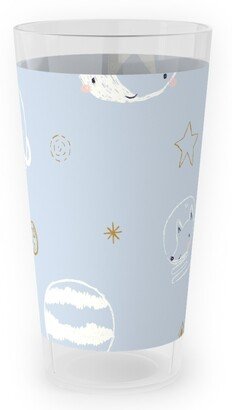 Outdoor Pint Glasses: Space Adventure - Blue Outdoor Pint Glass, Blue