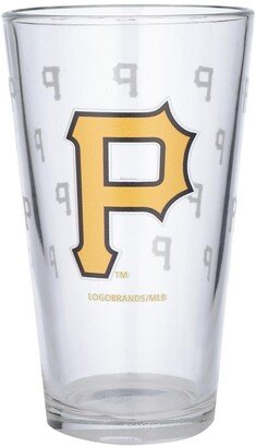 Pittsburgh Pirates 16 oz Satin-Etched Logo Pint Glass