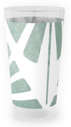 Outdoor Pint Glasses: Laguna - Green Outdoor Pint Glass, Green