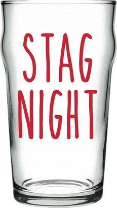 Stag Night - Vinyl Sticker Decal Transfer Label For Wine, Beer, Pint Glasses, Mugs, Bottle. Gift Bag, Box, Celebrate, Party, Wedding, Groom