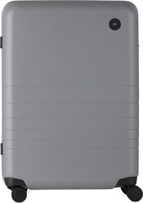 Monos Gray Classic Medium Check-In Suitcase