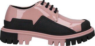 Lace-up Shoes Pink-AC