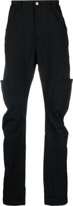 Straight-Leg Cargo Trousers-BK