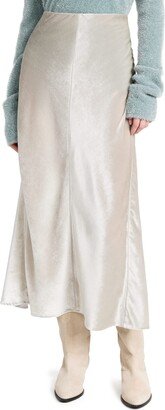 Women's Purl Edge Panelled Slip Skirt